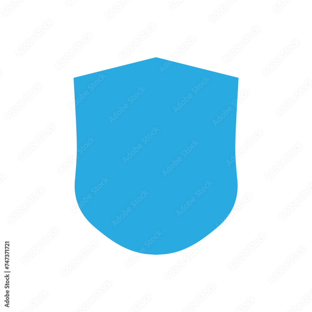 Blue Shield Icon in trendy flat style isolated Blue Shield Icon in trendy flat style isolated
