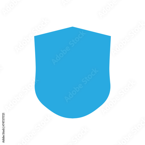 Free Download  Blue Shield Icon in trendy flat style isolated  - GFXLoad