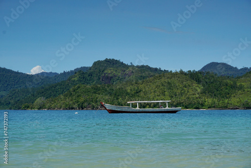 boat on the lake