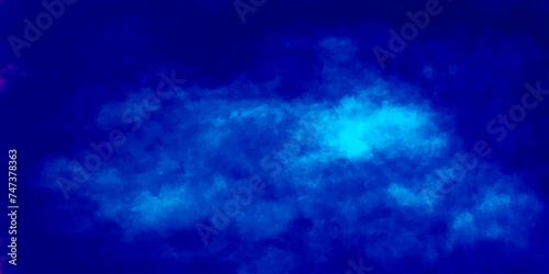 Abstract gritty and blank burnished fogy blue grunge background texture, Old and granulated blue paper, inflated blue smoke, blue background dry sky 