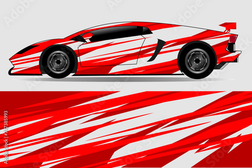 van wrap design Sports car wrap design stickers  and stickers in vector format