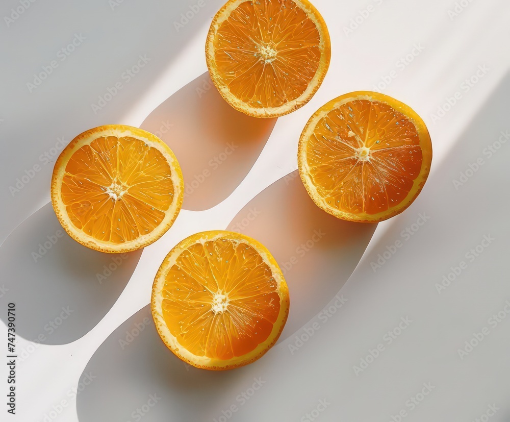 oranges on white background oranges on white background