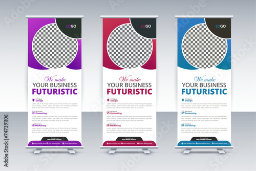 creative rollup banner for your coeporate business and company
