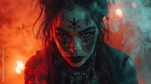 female voodoo witch