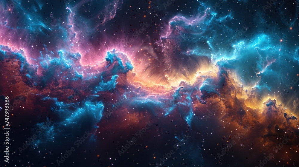 Fototapeta premium cosmic nebula