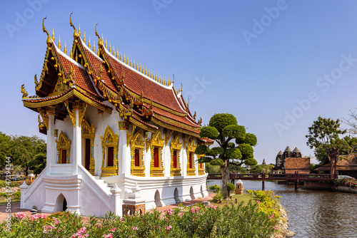 Kam Yaad Palace Hall Ang Thong, Ancient City, Bangkok, Thailand