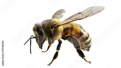 honey bee on transparent background Remove png © Imran