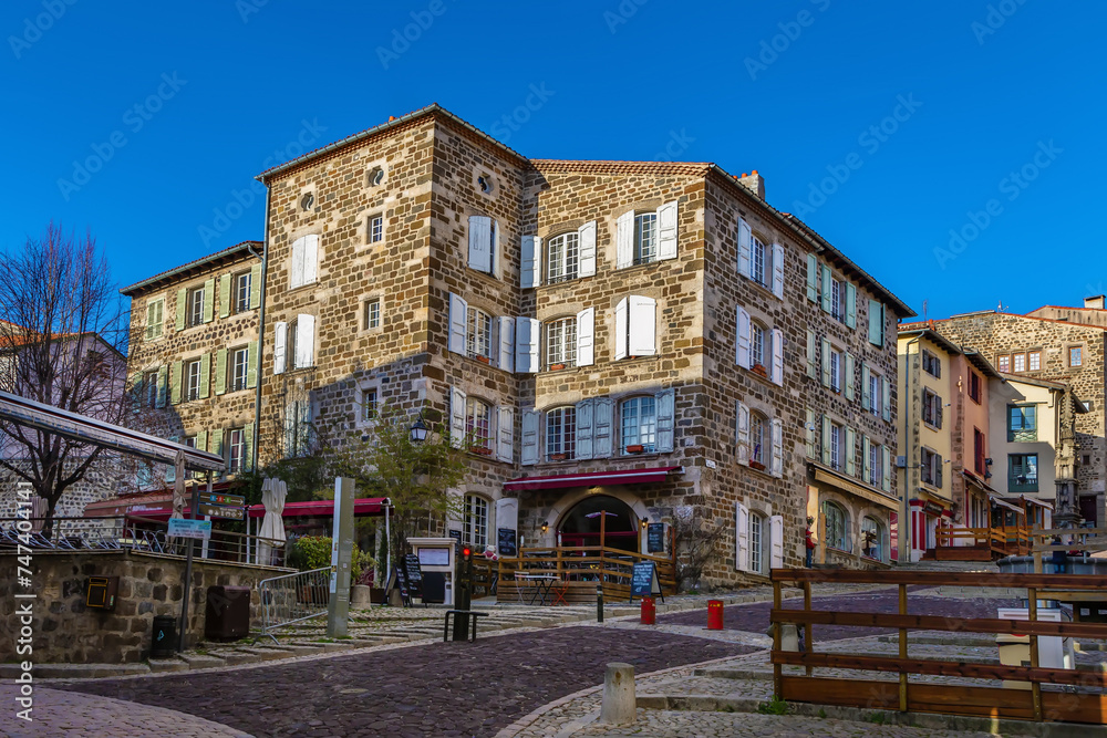 Street in Le Puy-en-Velay, France