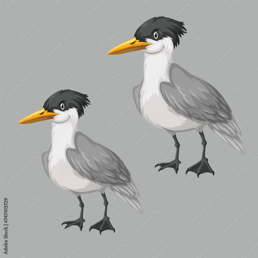 Obraz premium Farm animals set in flat style isolated on white background. Vector illustration. Cute cartoon animals collection: sheep, goat, cow, donkey, horse, pig, cat, dog, duck, goose, chicken, hen, rooster