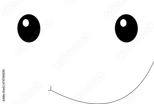 png format of smily face cartoon 