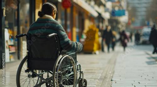  woman in wheelchair