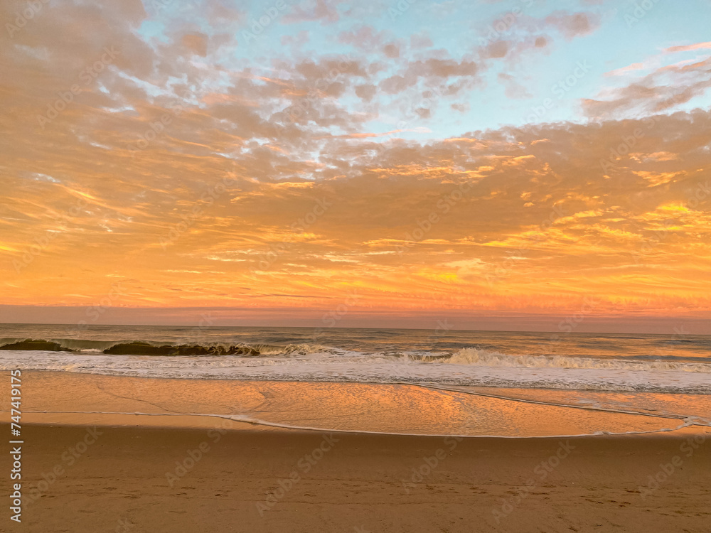 Obraz premium sunset on the beach