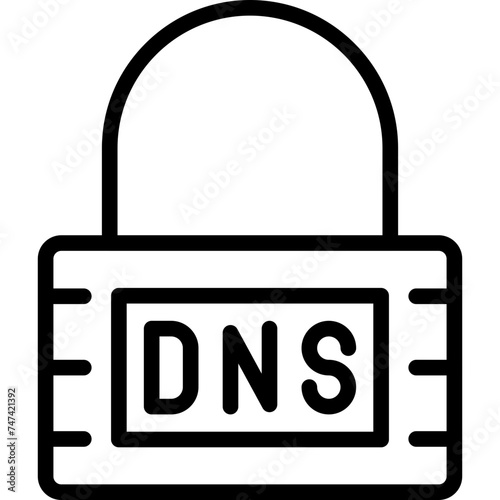 web hosting Vector Line Icon 