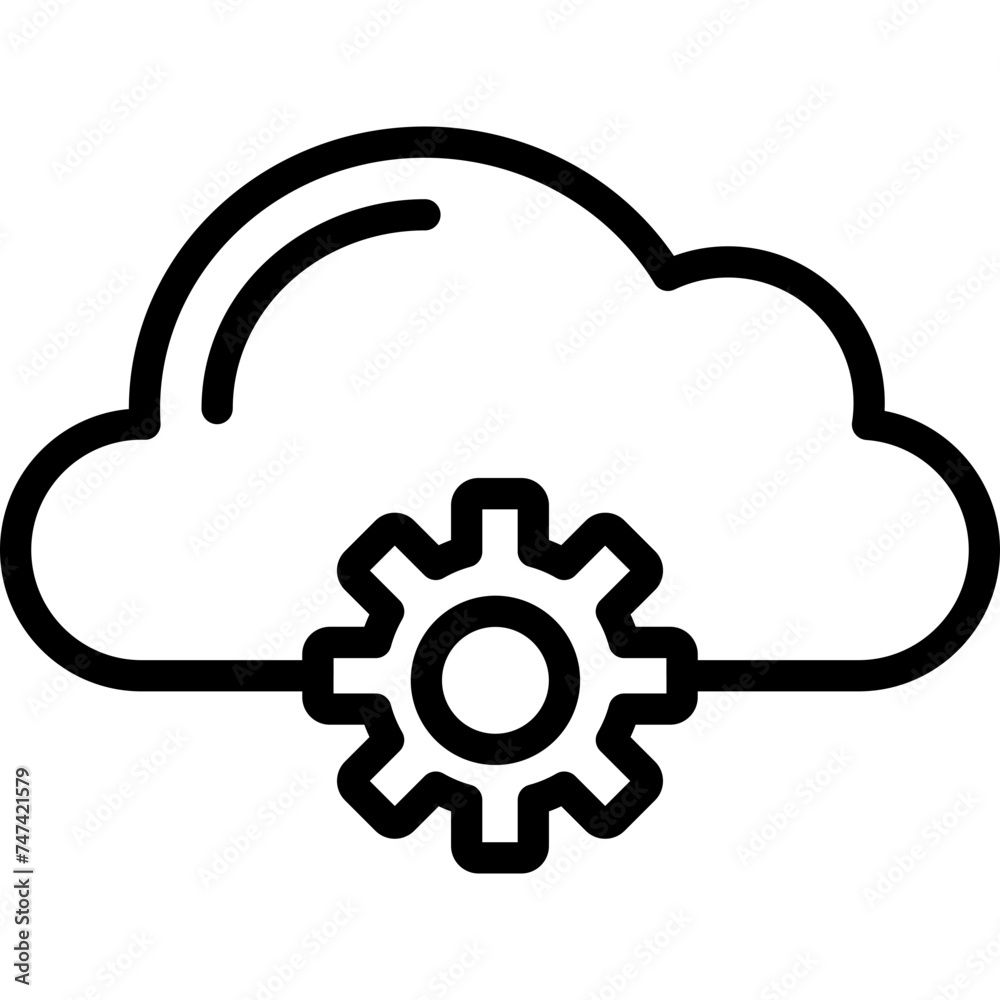 web hosting Vector Line Icon web hosting Vector Line Icon