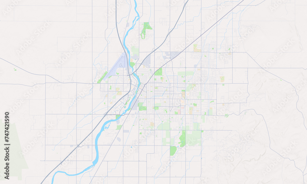 Idaho Falls Idaho Map, Detailed Map of Idaho Falls Idaho Stock