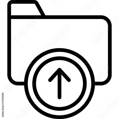 web hosting Vector Line Icon 