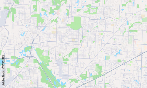 Bartlett Tennessee Map, Detailed Map of Bartlett Tennessee photo