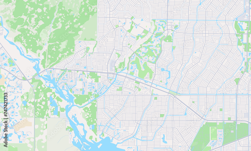 North Port Florida Map, Detailed Map of North Port Florida