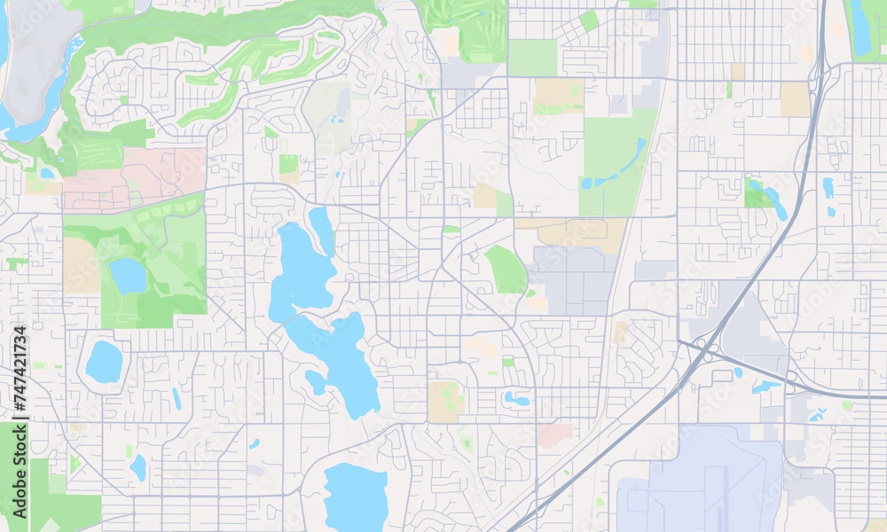Lakewood Washington Map, Detailed Map of Lakewood Washington