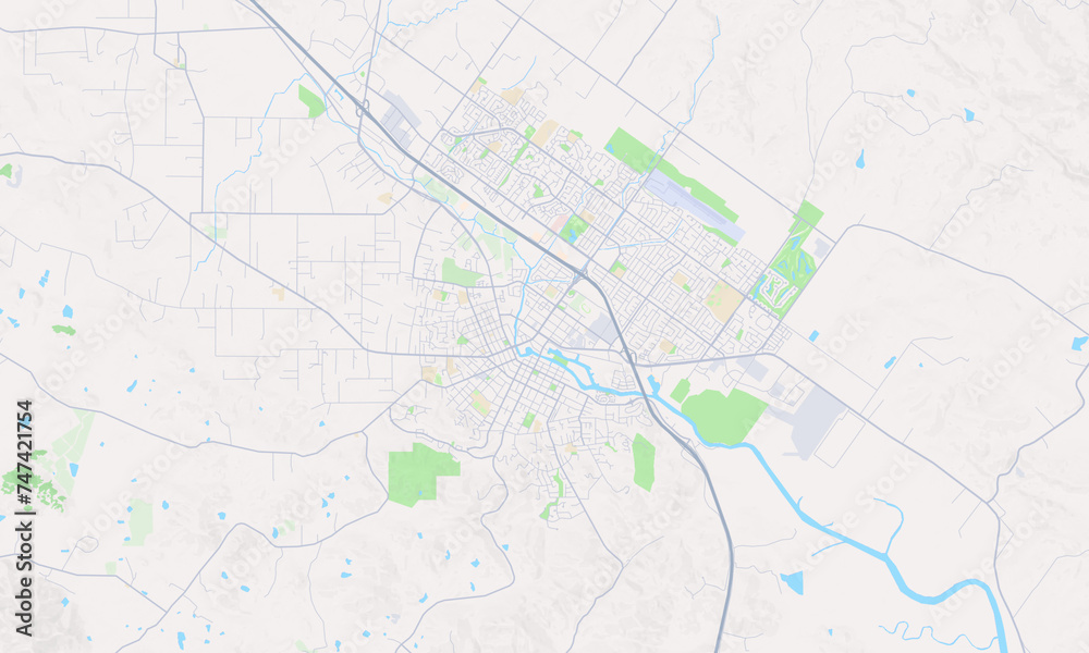 Petaluma California Map, Detailed Map of Petaluma California