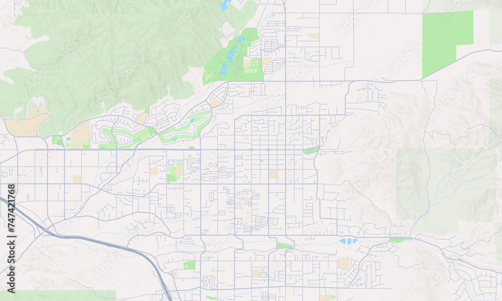 Yucaipa California Map, Detailed Map of Yucaipa California