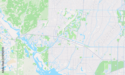 North Port Florida Map  Detailed Map of North Port Florida