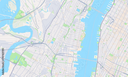 Hoboken New Jersey Map  Detailed Map of Hoboken New Jersey
