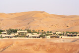 Desert resort at the Rub' al Khali desert, Abu Dhabi, United Arab Emirates