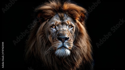 portrait of a lion © AW AI ART