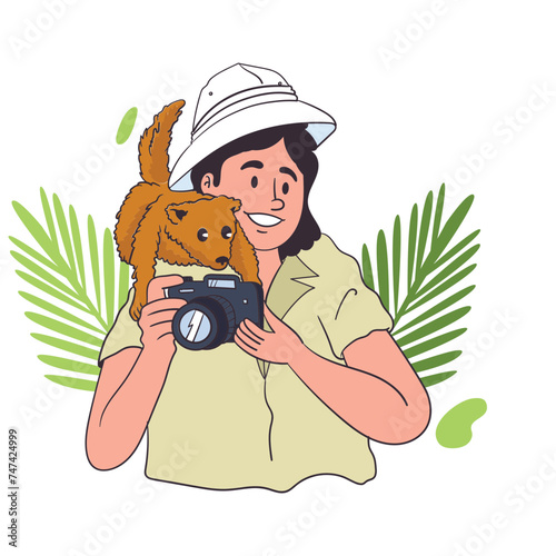 Take photo World Wildlife Day 2D Illustrations