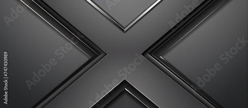 This close-up view presents the letter X in sharp detail against a solid black background. The X is bold and well-defined, standing out prominently in the center of the image.