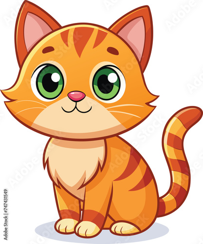 cat vector set graphic clipart design

