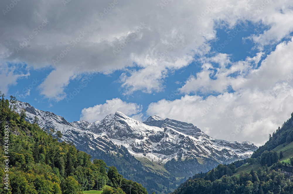 Berg Nünalphorn, Melchtal, Kanton Obwalden, Schweiz Berg Nünalphorn, Melchtal, Kanton Obwalden, Schweiz