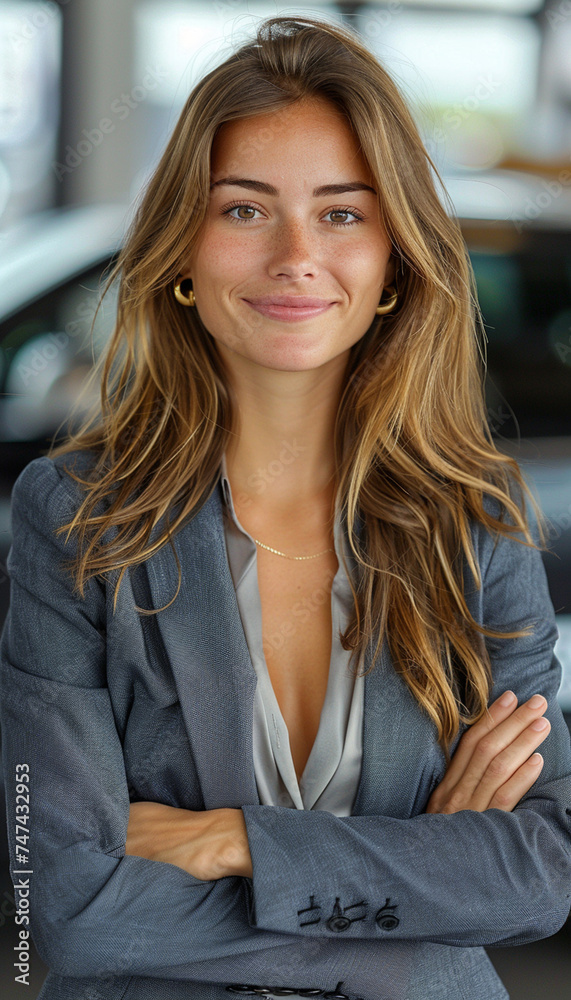 Portrait of a beautiful young businesswoman smiling at the camera. Portrait of a beautiful young businesswoman smiling at the camera.