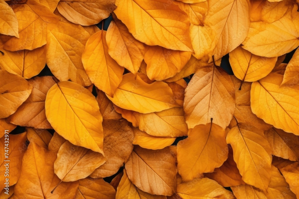 A close-up view of a bunch of leaves, suitable for nature and environmental concepts - obrazy, fototapety, plakaty 