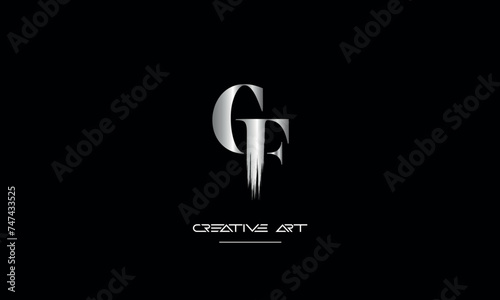 FG, GF, F, G abstract letters logo monogram