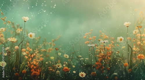 Background with flowers © Lemar