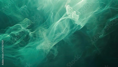 two green light wave backgrounds, dark turquoise and dark aquamarine