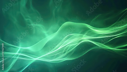 two green light wave backgrounds, dark turquoise and dark aquamarine