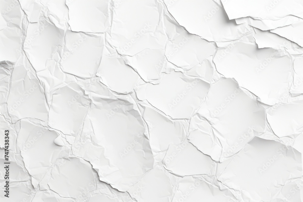 Close-up of white wall with peeling paint. Perfect for background or texture use