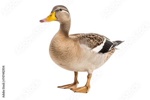 mallard duck photo isolated on transparent background. photo