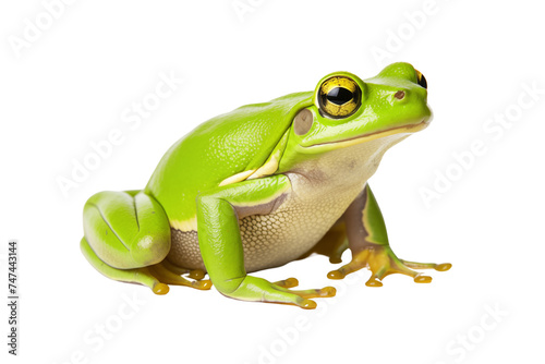 frog photo isolated on transparent background.