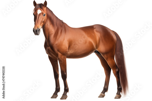 horse photo isolated on transparent background.