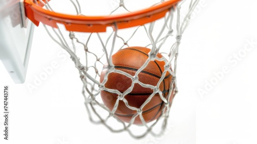 Basketball synergy: basketball ball and hoop