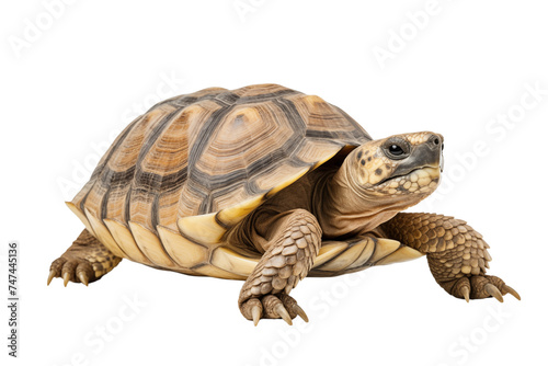 turtle photo isolated on transparent background.