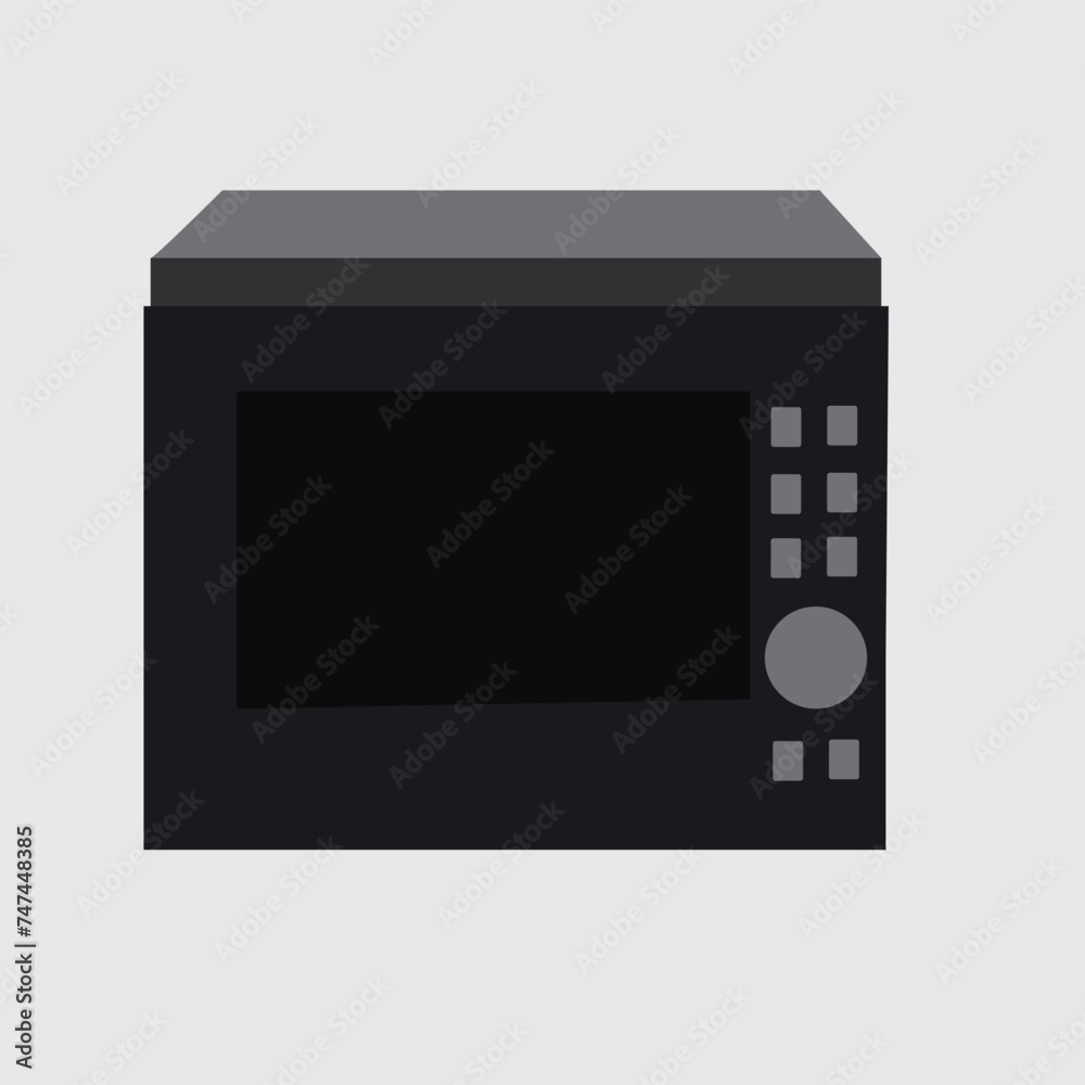 Fototapeta premium microwave oven vector