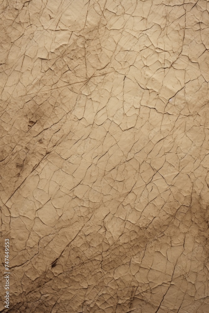 Detailed view of a brown wall with visible cracks. Suitable for construction or renovation concepts Detailed view of a brown wall with visible cracks. Suitable for construction or renovation concepts