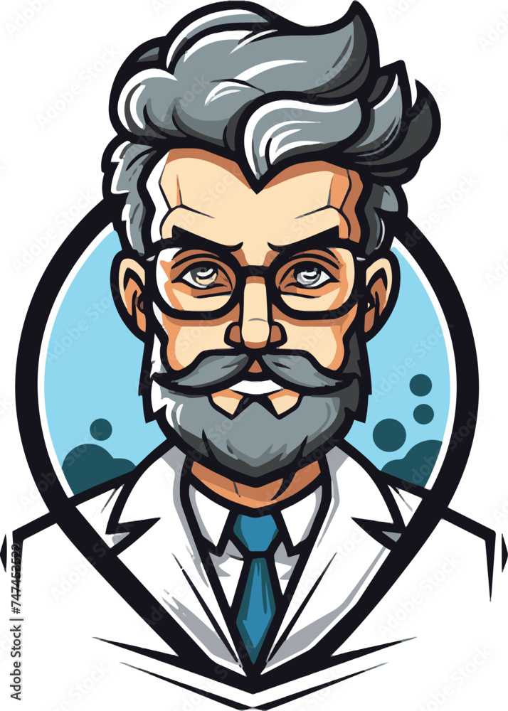 Wellness Warrior Doctor Man cartoon character Chronicles Wellness Warrior Doctor Man cartoon character Chronicles
