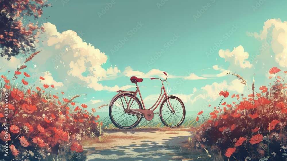 Fototapeta premium Bike ride