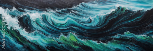 background with waves